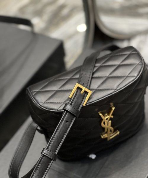 [REP 1:1] Saint Laurent June Box Bag Black For Women, Women's Bags 7.5in/19cm YSL 7100801EL071000