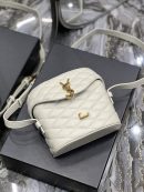 [REP 1:1] Saint Laurent June Box Bag White For Women, Women's Bags 7.5in/19cm YSL