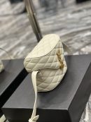 [REP 1:1] Saint Laurent June Box Bag White For Women, Women's Bags 7.5in/19cm YSL