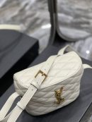 [REP 1:1] Saint Laurent June Box Bag White For Women, Women's Bags 7.5in/19cm YSL