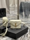 [REP 1:1] Saint Laurent June Box Bag White For Women, Women's Bags 7.5in/19cm YSL