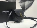 [REP 1:1] Saint Laurent Kaia Medium Shoulder Bag Black For Women 8.5in/22cm YSL P00483797