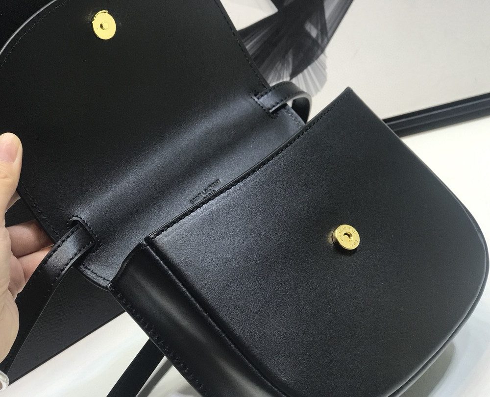 [REP 1:1] Saint Laurent Kaia Medium Shoulder Bag Black For Women 8.5in/22cm YSL P00483797