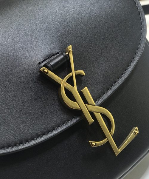 [REP 1:1] Saint Laurent Kaia Medium Shoulder Bag Black For Women 8.5in/22cm YSL P00483797