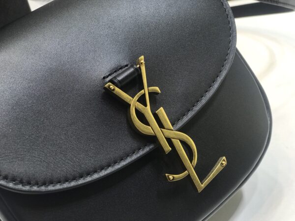 [REP 1:1] Saint Laurent Kaia Medium Shoulder Bag Black For Women 8.5in/22cm YSL P00483797