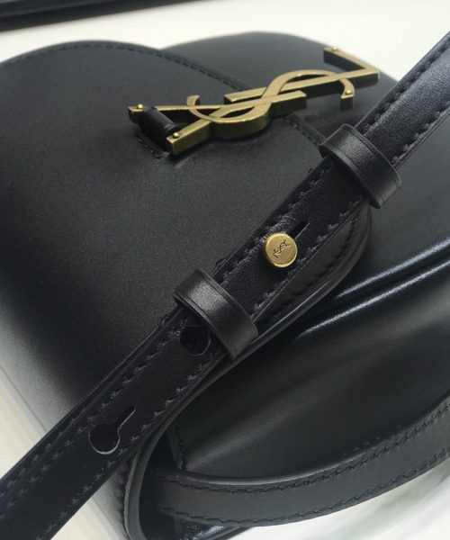 [REP 1:1] Saint Laurent Kaia Medium Shoulder Bag Black For Women 8.5in/22cm YSL P00483797