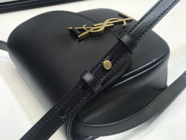 [REP 1:1] Saint Laurent Kaia Medium Shoulder Bag Black For Women 8.5in/22cm YSL P00483797