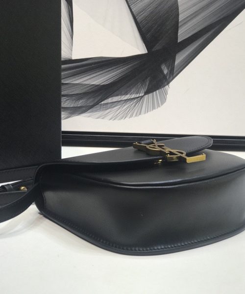 [REP 1:1] Saint Laurent Kaia Medium Shoulder Bag Black For Women 8.5in/22cm YSL P00483797