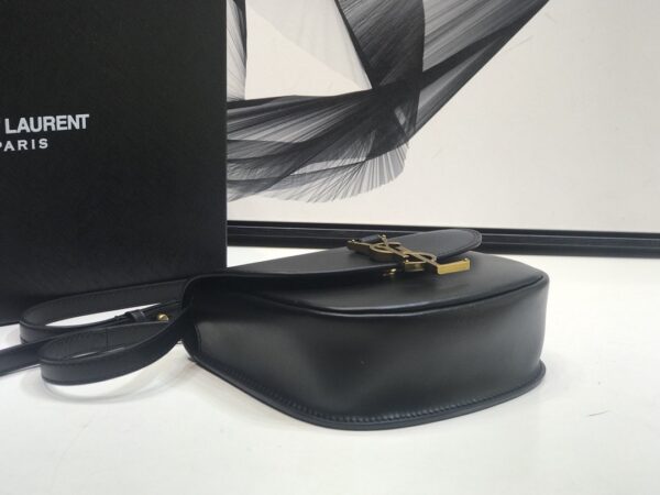 [REP 1:1] Saint Laurent Kaia Medium Shoulder Bag Black For Women 8.5in/22cm YSL P00483797