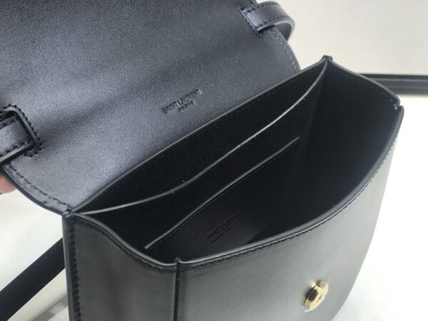[REP 1:1] Saint Laurent Kaia Medium Shoulder Bag Black For Women 8.5in/22cm YSL P00483797