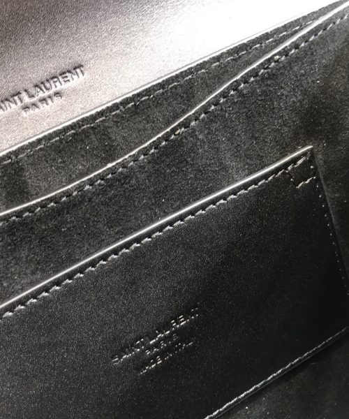 [REP 1:1] Saint Laurent Kaia Medium Shoulder Bag Black For Women 8.5in/22cm YSL P00483797