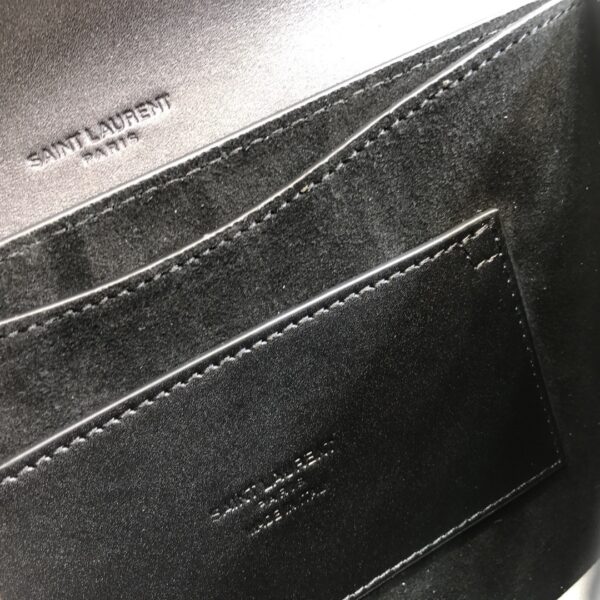 [REP 1:1] Saint Laurent Kaia Medium Shoulder Bag Black For Women 8.5in/22cm YSL P00483797