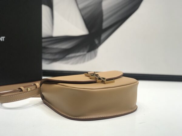 [REP 1:1] Saint Laurent Kaia Medium Shoulder Bag Brown For Women 18cm YSL