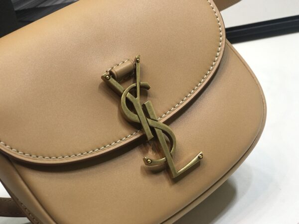 [REP 1:1] Saint Laurent Kaia Medium Shoulder Bag Brown For Women 18cm YSL