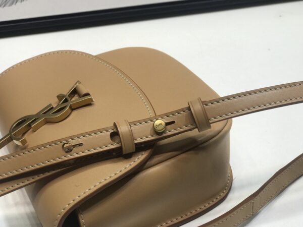 [REP 1:1] Saint Laurent Kaia Medium Shoulder Bag Brown For Women 18cm YSL