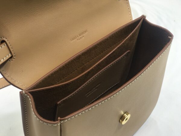 [REP 1:1] Saint Laurent Kaia Medium Shoulder Bag Brown For Women 18cm YSL