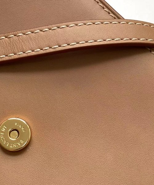 [REP 1:1] Saint Laurent Kaia North/South Satchel Bag In Vegetable Tanned Brown Material With Gold Hardware For Women 6.6in/18cm YSL 668809BWR6W2725