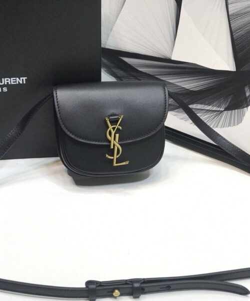 [REP 1:1] Saint Laurent Kaia Small Satchel Black For Women 7.2in/18.5cm YSL 619740BWR0W1000