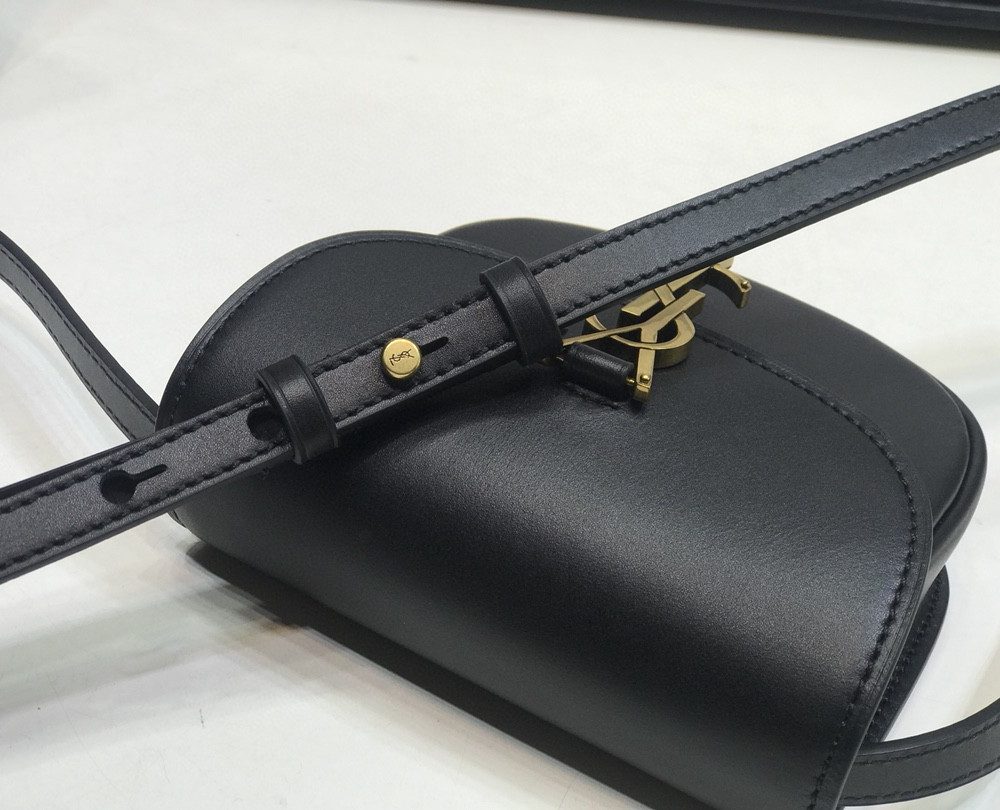 [REP 1:1] Saint Laurent Kaia Small Satchel Black For Women 7.2in/18.5cm YSL 619740BWR0W1000