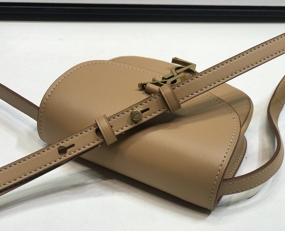 [REP 1:1] Saint Laurent Kaia Small Satchel Brown For Women 7.2in/18.5cm YSL 619740BWR6W2725