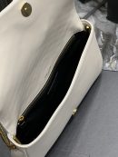 [REP 1:1] Saint Laurent Kata 99 Chain Bag White With Gold Hardware For Women 10.2in/26cm YSL