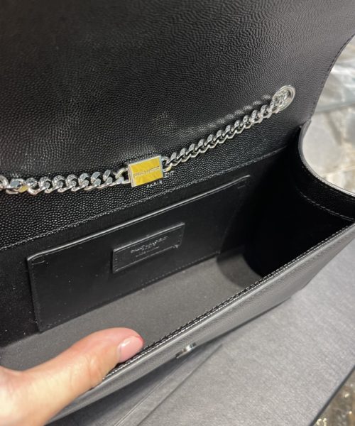 [REP 1:1] Saint Laurent Kata Medium Chain Bag Black With Tassel For Women 9.4in/24cm YSL 354119BOW0N1000