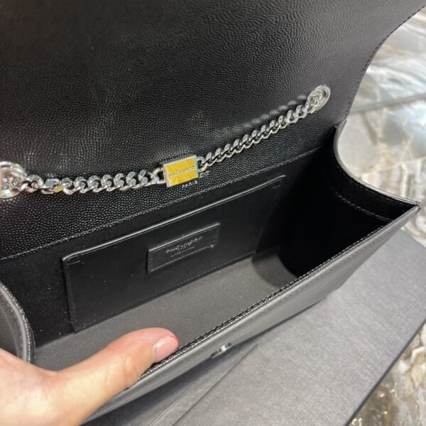 [REP 1:1] Saint Laurent Kata Medium Chain Bag Black With Tassel For Women 9.4in/24cm YSL 354119BOW0N1000