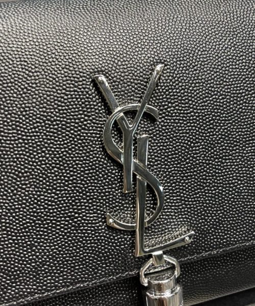 [REP 1:1] Saint Laurent Kata Medium Chain Bag Black With Tassel For Women 9.4in/24cm YSL 354119BOW0N1000
