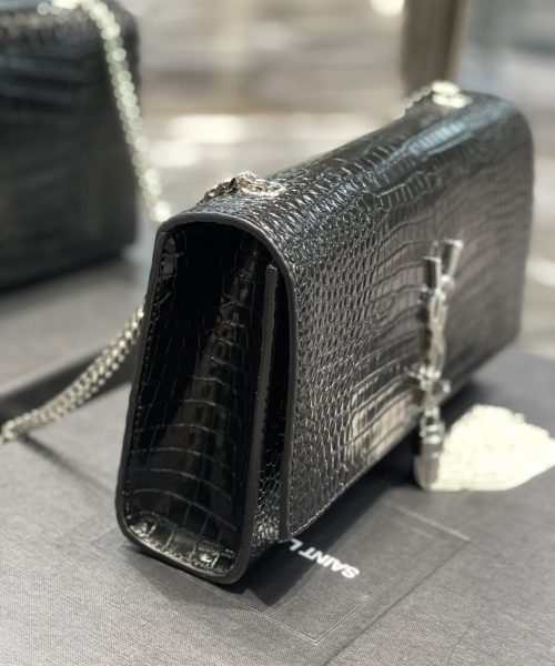 [REP 1:1] Saint Laurent Kata Medium Chain Bag Black With Tassel For Women 9.4in/24cm YSL 354119DND0N1000