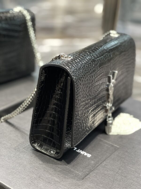 [REP 1:1] Saint Laurent Kata Medium Chain Bag Black With Tassel For Women 9.4in/24cm YSL 354119DND0N1000