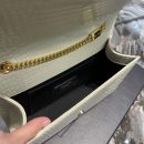 [REP 1:1] Saint Laurent Kata Medium Chain Bag White Vintage With Tassel For Women 9.4in/24cm YSL 354119DND0J9207