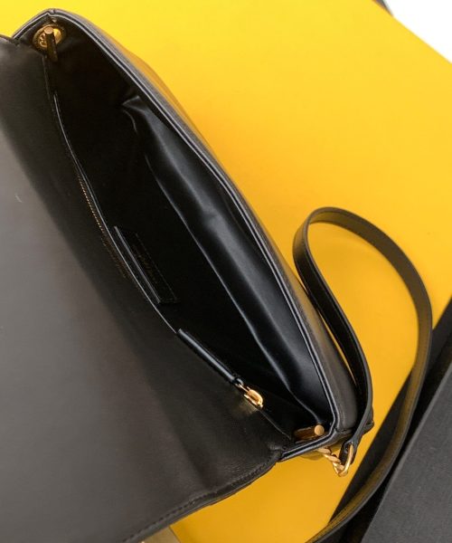 [REP 1:1] Saint Laurent Kate 99 Chain Bag Black With Gold Hardware For Women 10.2in/26cm YSL
