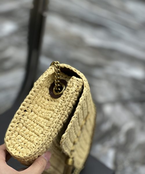 [REP 1:1] Saint Laurent Kate 99 Chain Bag With Tassel Beige For Women, Women's Bags 10.2in/26cm YSL