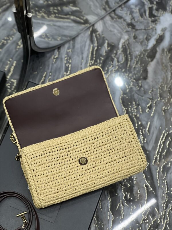 [REP 1:1] Saint Laurent Kate 99 Chain Bag With Tassel Beige For Women, Women's Bags 10.2in/26cm YSL