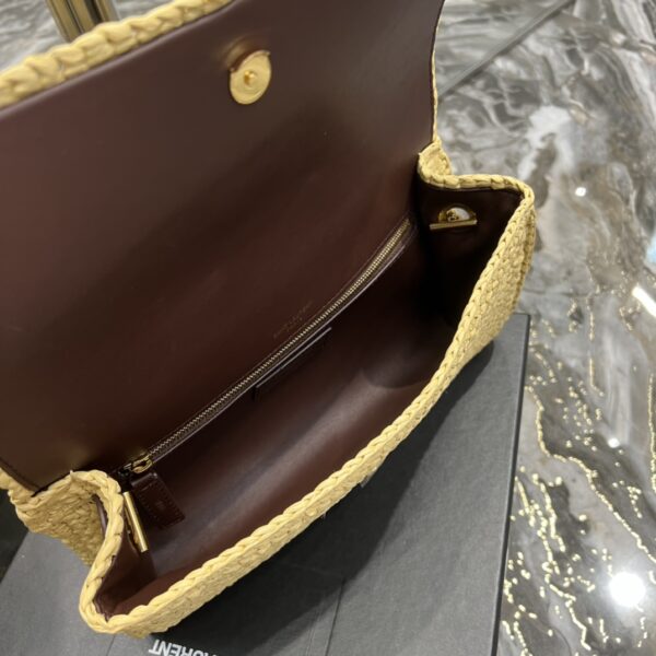 [REP 1:1] Saint Laurent Kate 99 Chain Bag With Tassel Beige For Women, Women's Bags 10.2in/26cm YSL