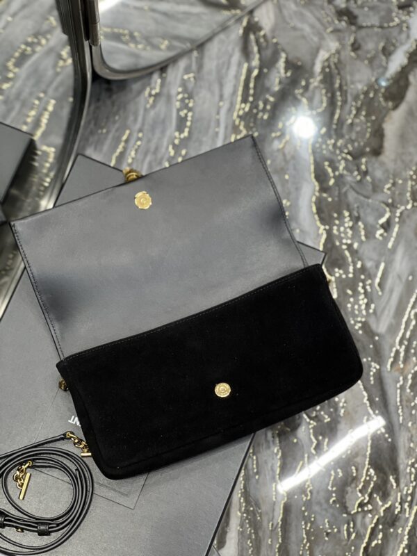 [REP 1:1] Saint Laurent Kate 99 Chain Bag With Tassel Black For Women, Women's Bags 10.2in/26cm YSL