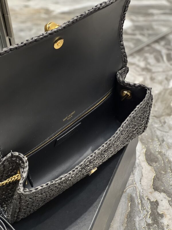 [REP 1:1] Saint Laurent Kate Medium Chain Bag Black For Women 10.2in/26cm YSL