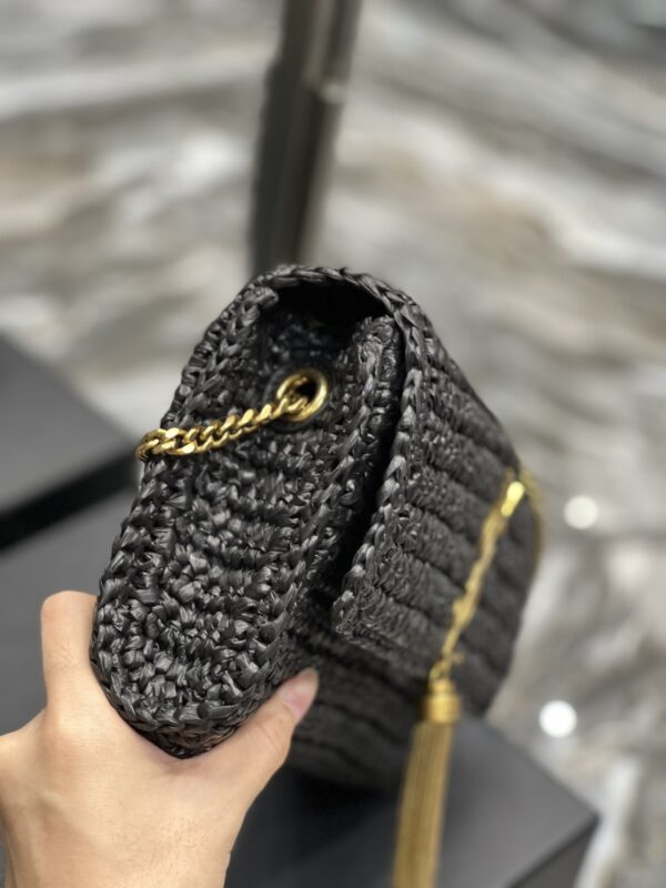 [REP 1:1] Saint Laurent Kate Medium Chain Bag Black For Women 10.2in/26cm YSL