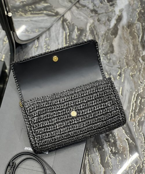 [REP 1:1] Saint Laurent Kate Medium Chain Bag Black For Women 10.2in/26cm YSL