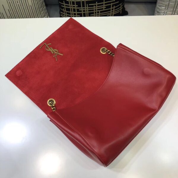 [REP 1:1] Saint Laurent Kate Medium Chain Bag In Grain De Poudre Red For Women 9.4in/24cm YSL 364021BOW0J6008