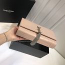 [REP 1:1] Saint Laurent Kate Medium Chain Bag With Tassel In Embossed Crocodile Dark Beige For Women 9.4in/24cm YSL