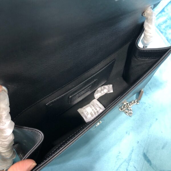 [REP 1:1] Saint Laurent Kate Medium Chain Bag With Tassel In Grain De Poudre Black For Women 9.4in/24cm YSL 354119BOW0N1000