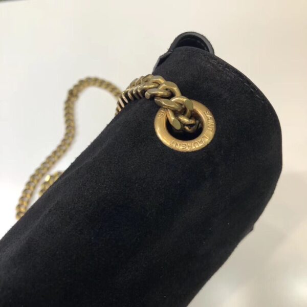[REP 1:1] Saint Laurent Kate Medium Reversible Chain Bag Black For Women 28.5in/11.2cm YSL 5538040UD7W1000
