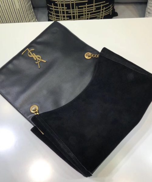 [REP 1:1] Saint Laurent Kate Medium Reversible Chain Bag Black For Women 28.5in/11.2cm YSL 5538040UD7W1000
