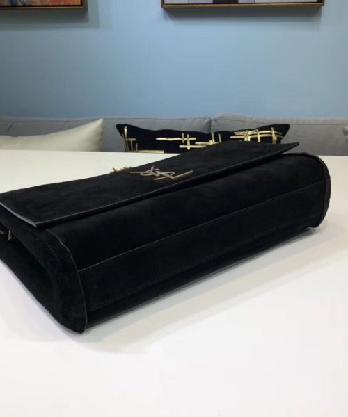 [REP 1:1] Saint Laurent Kate Medium Reversible Chain Bag Black For Women 28.5in/11.2cm YSL 5538040UD7W1000