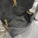 [REP 1:1] Saint Laurent Kate Medium Reversible Chain Bag Black In Suede With Gold Hardware For Women 11.2in/29cm YSL