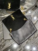 [REP 1:1] Saint Laurent Kate Medium Reversible Chain Bag Black In Suede With Gold Hardware For Women 11.2in/29cm YSL