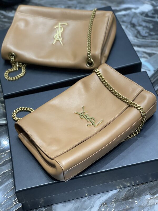 [REP 1:1] Saint Laurent Kate Medium Reversible Chain Bag Brown In Suede With Gold Hardware For Women 11.2in/29cm YSL