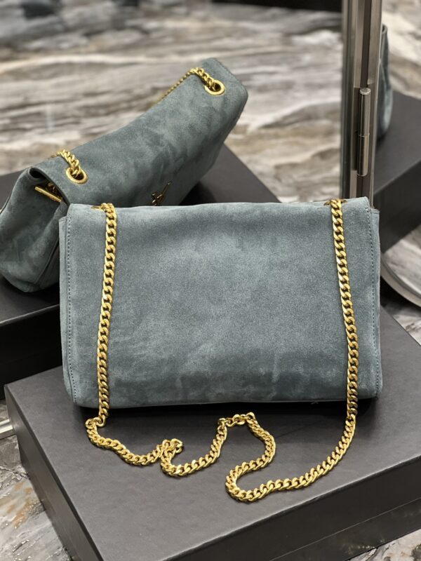 [REP 1:1] Saint Laurent Kate Medium Reversible Chain Bag In Suede With Gold Hardware For Women 11.2in/29cm YSL