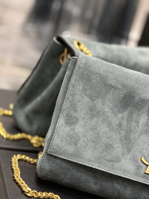 [REP 1:1] Saint Laurent Kate Medium Reversible Chain Bag In Suede With Gold Hardware For Women 11.2in/29cm YSL
